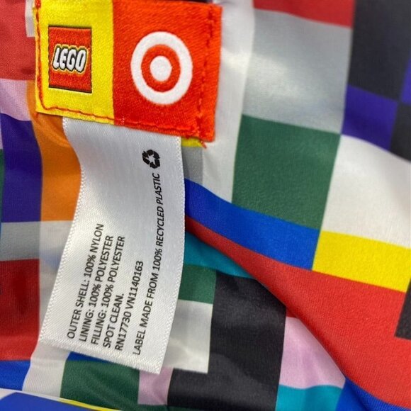 Lego x Target Zipper Pouch Color Block Stripes Outer - Picture 3 of 4